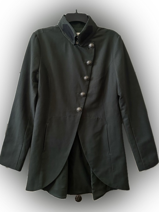 BB Dakota Jackets & Blazers - BB Dakota Olive Green Military-Style Women's Jacket